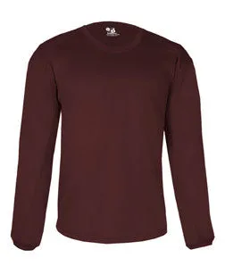 1453 Badger Adult 100% Polyester BT5 Performance Pullover Crewneck Sweatshirt Maroon