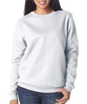 71000FL Anvil Ladies' Fashion Crew Neck Sweatshirt White