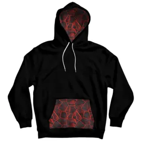 Abstract Pattern Pocket Hoodie