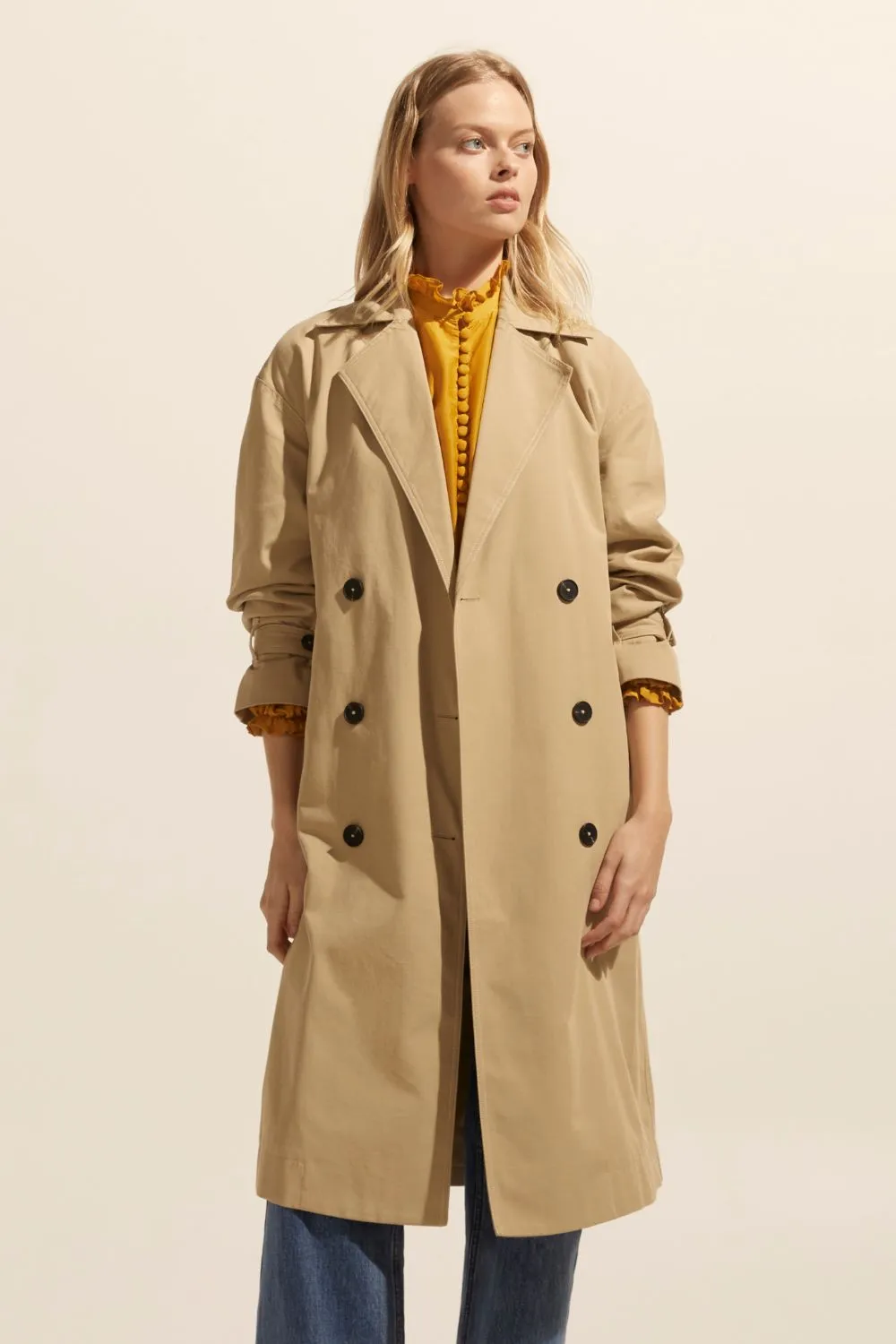 Agent coat - Stone