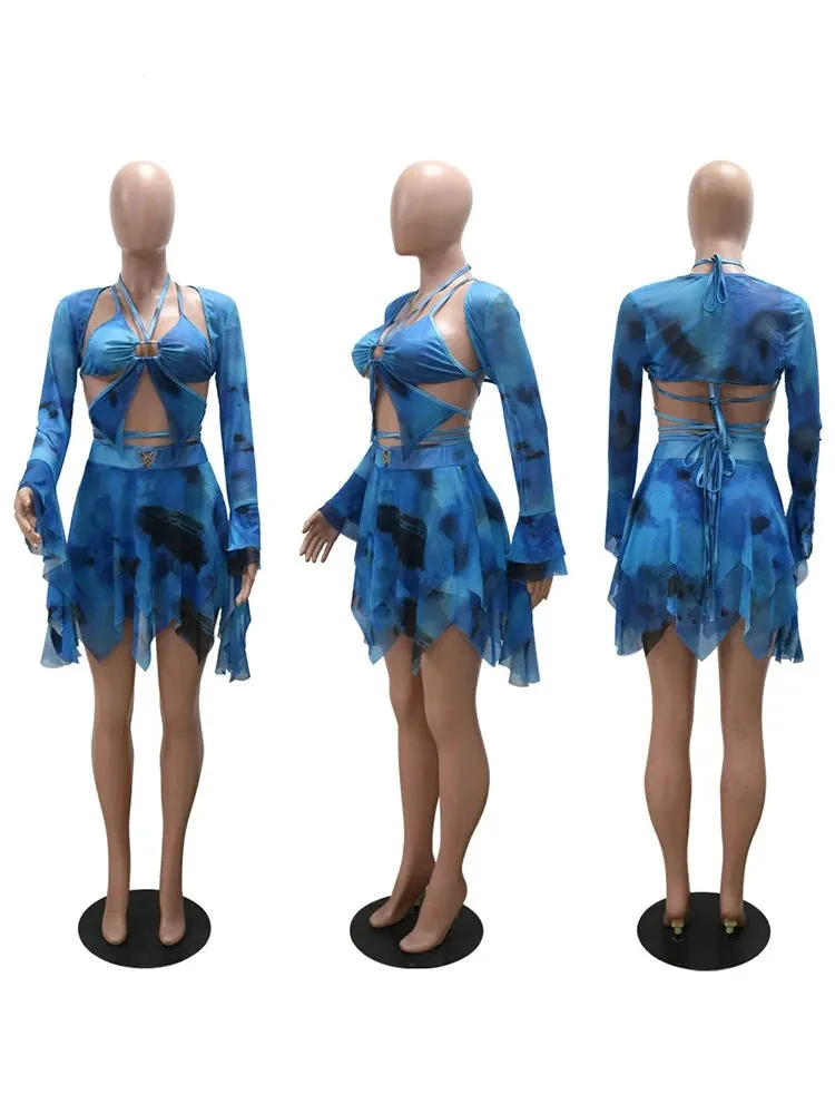 Another illusion She Creates Skirt Set