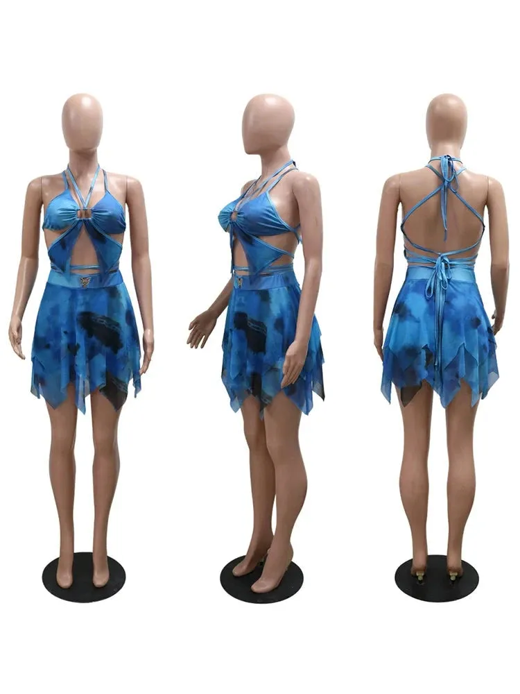 Another illusion She Creates Skirt Set