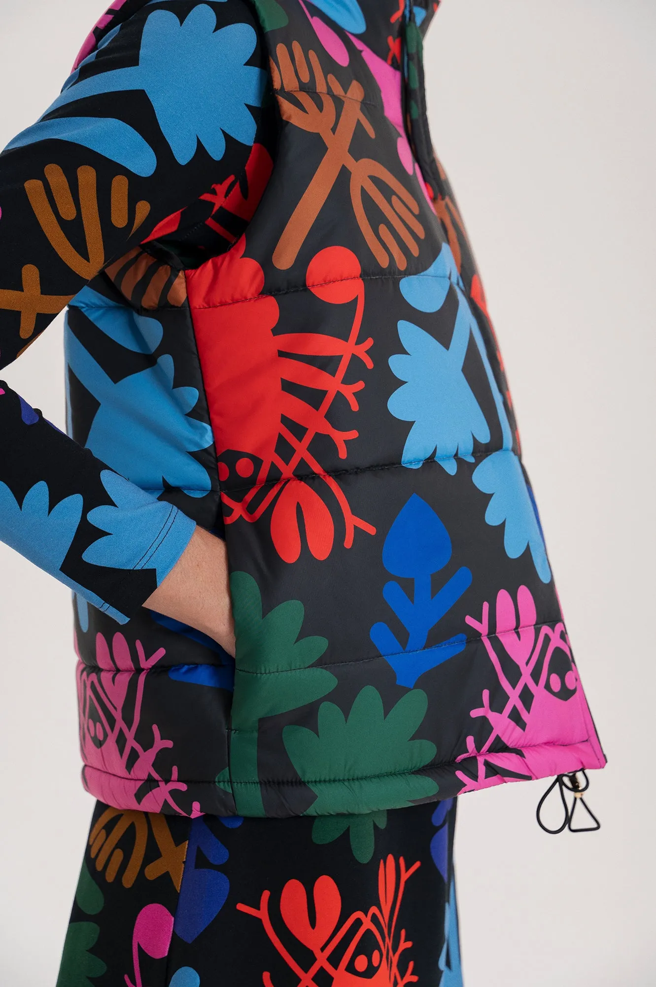 ASPEN puffer vest 'Lobster'