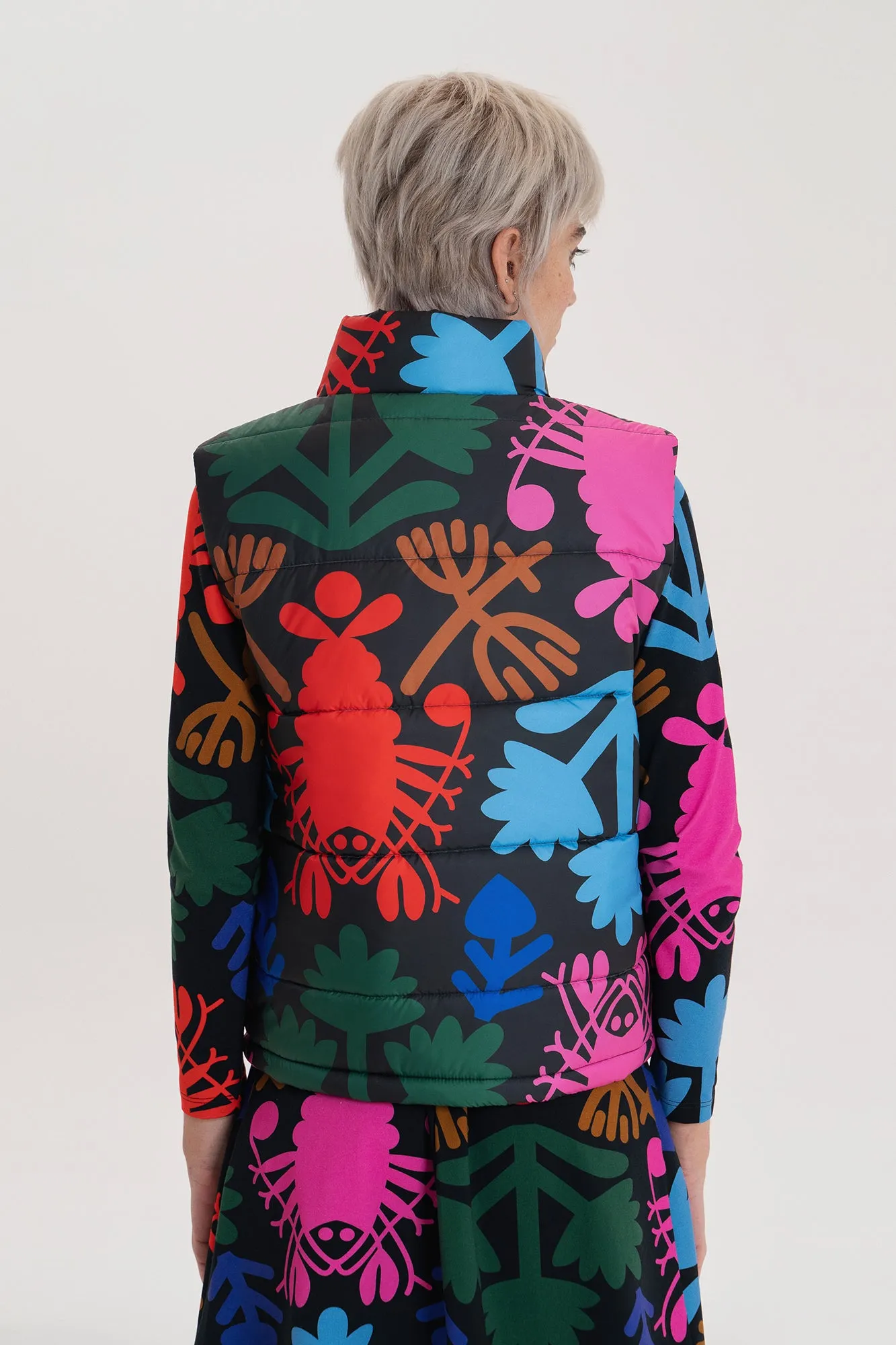 ASPEN puffer vest 'Lobster'