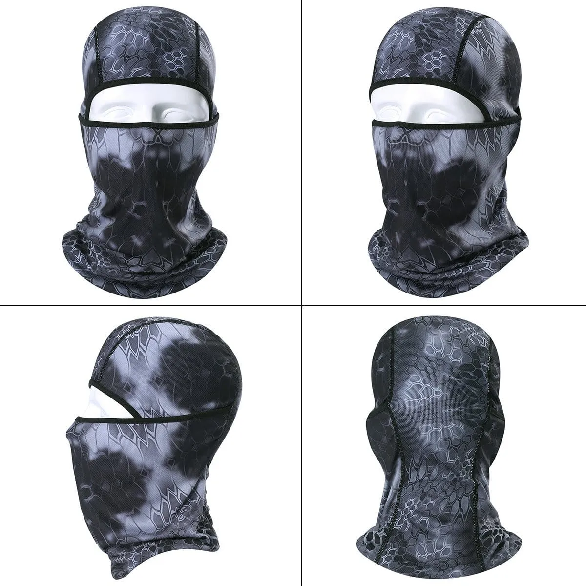 AXBXCX Camouflage Breathable Seamless Balaclava Helmet Liner Face Mask UV Protection Dust for Running Snowboarding Ski Fishing Hunting Off-Roading Motorcycle ATV 01