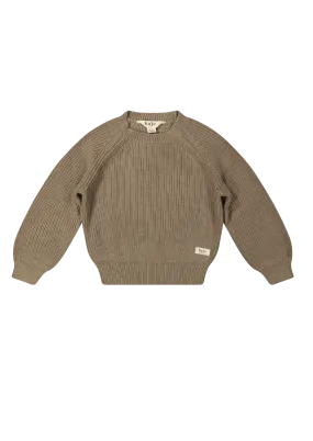 Baje Studio Harrow knitted pullover taupe