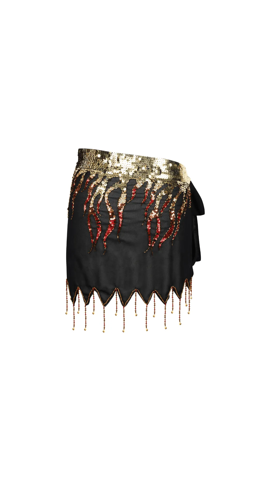BLAZE SEQUIN SPARKLE PIXIE TIE SKIRT