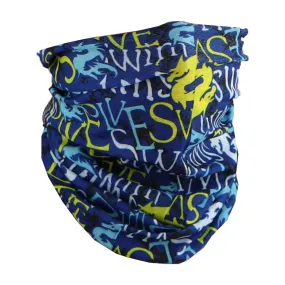 Blue Seamless Face Mask Neck Gaiter