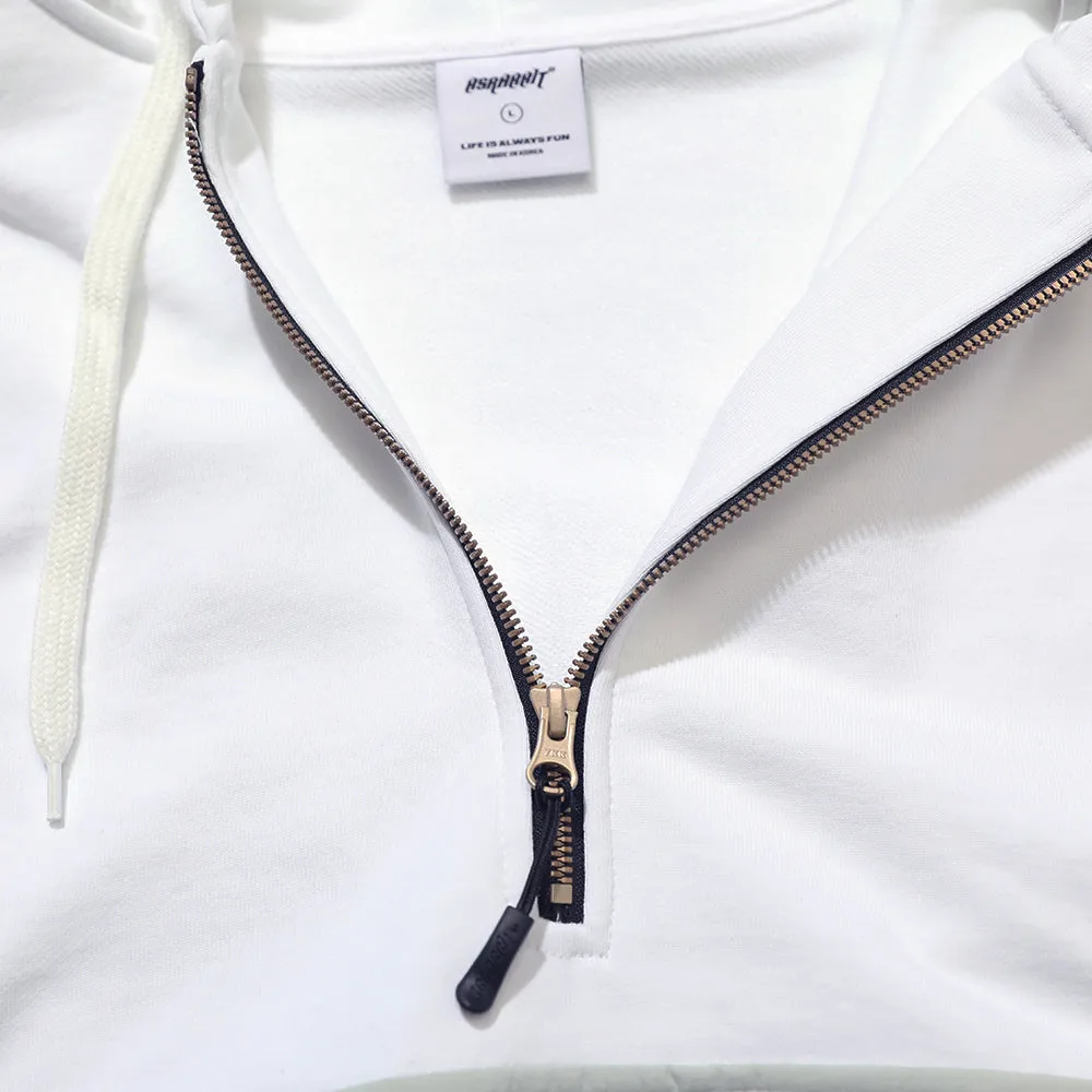 BRT COTTON HOODIE WHITE