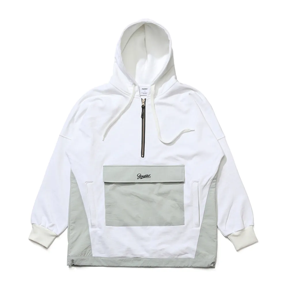 BRT COTTON HOODIE WHITE