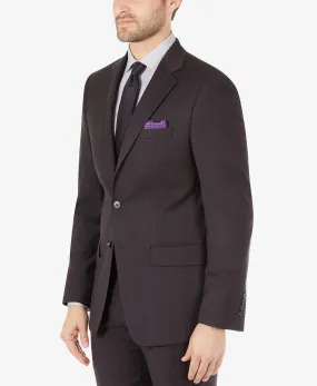 Calvin Klein Mens Wool Blend Skinny Fit Sport Coat Blazer Eggplant Purple 36S