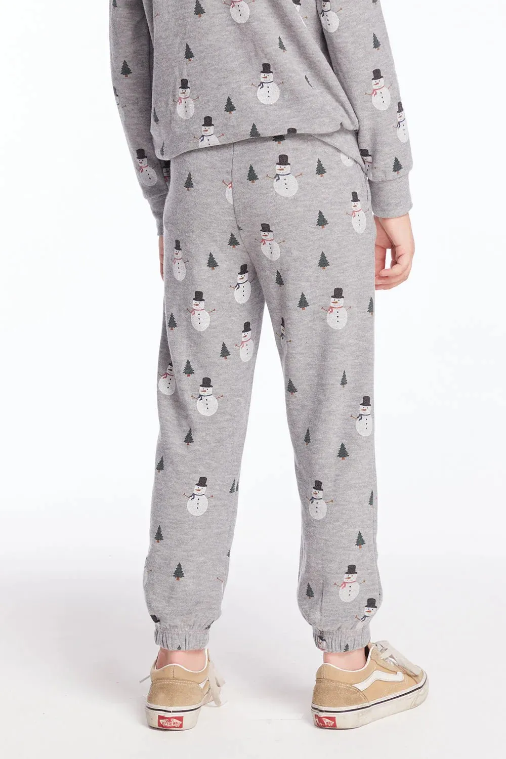 Chaser Kids Snow Daze Joggers in Heather Gray