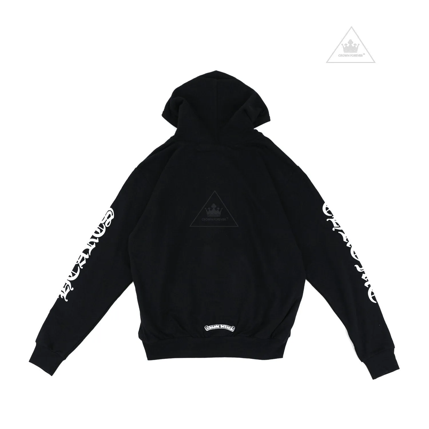 Chrome Hearts "Script Letters" Zip Up Black