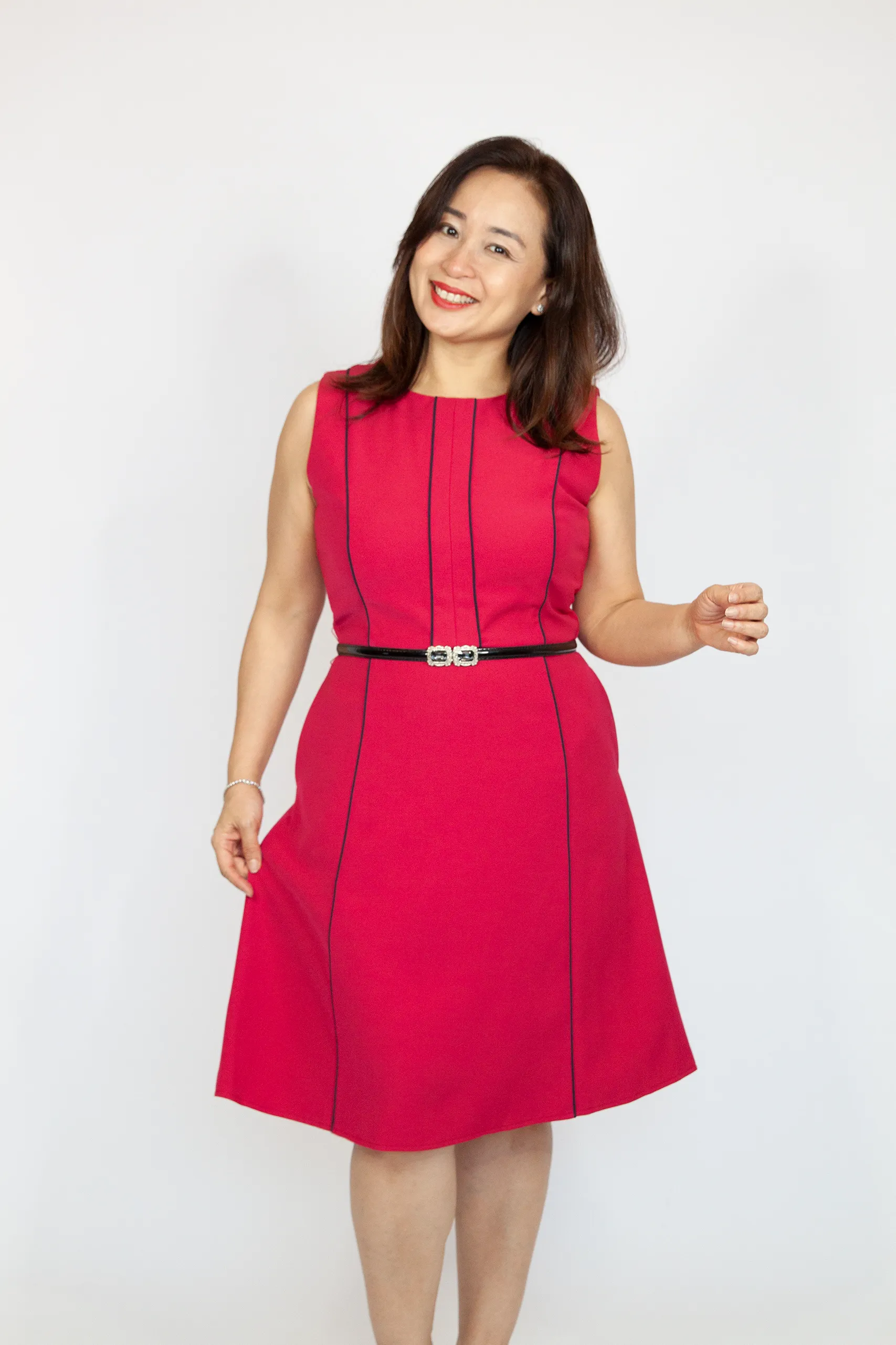 Classy Bold Line Dress