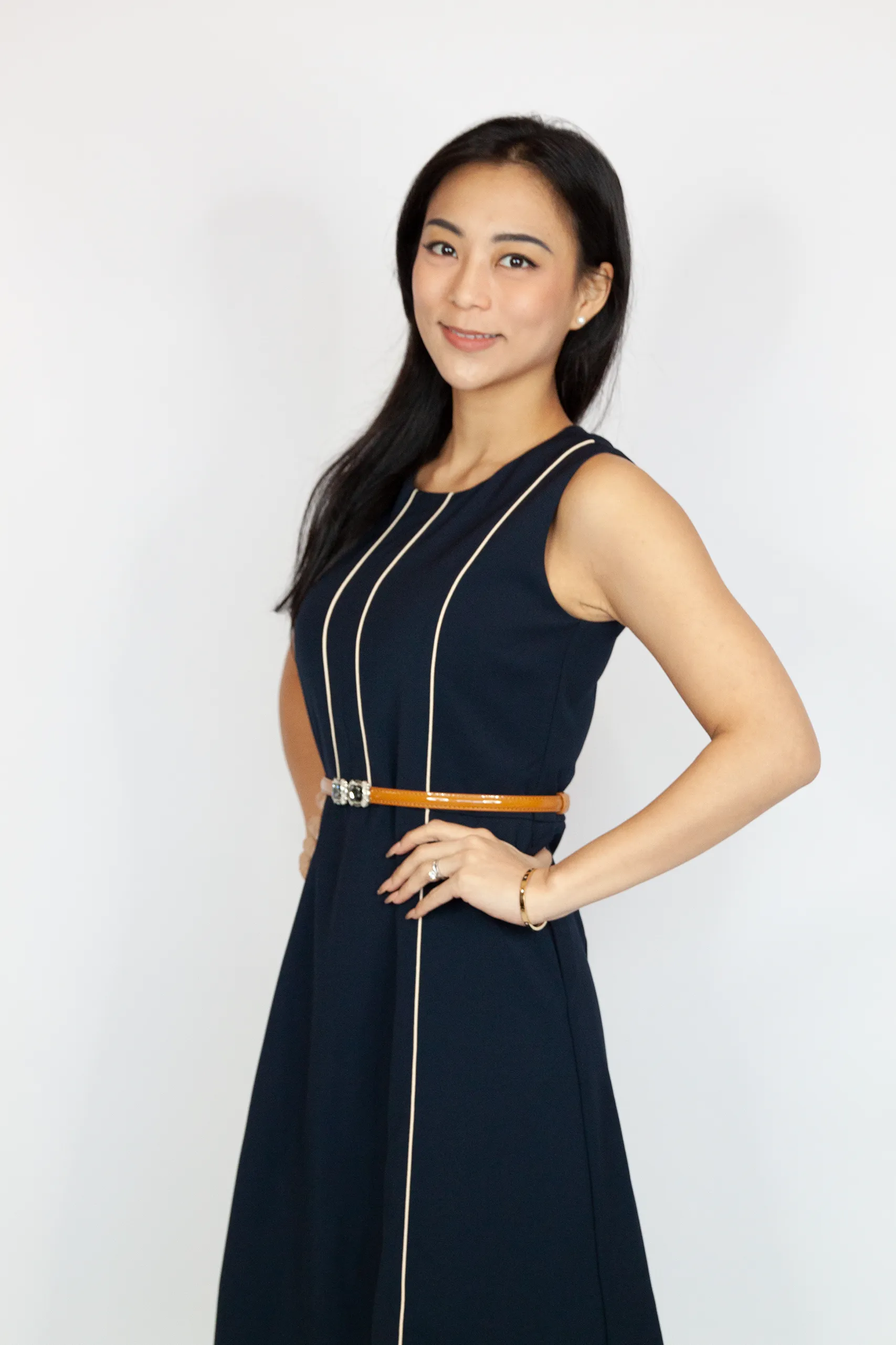 Classy Bold Line Dress