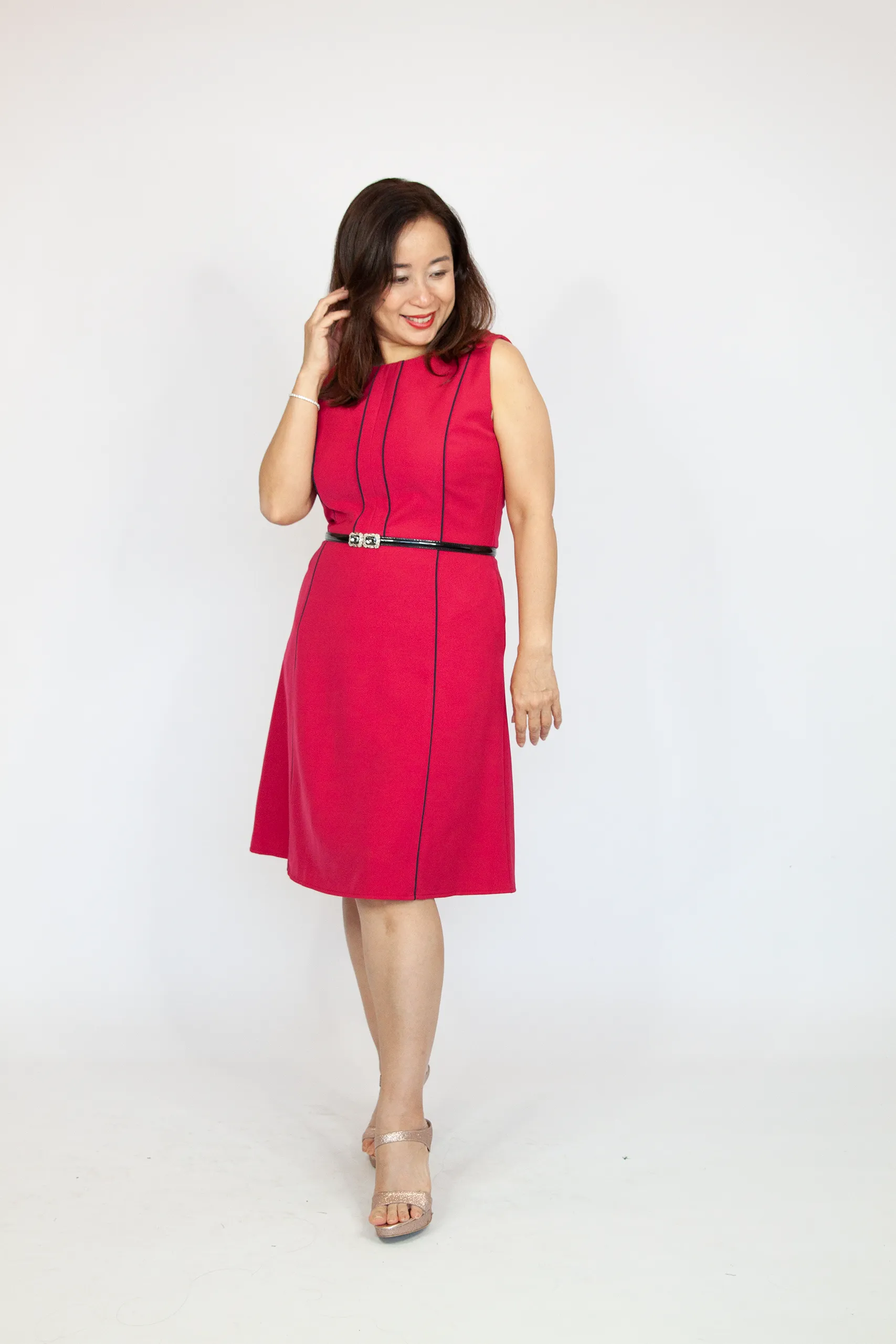 Classy Bold Line Dress