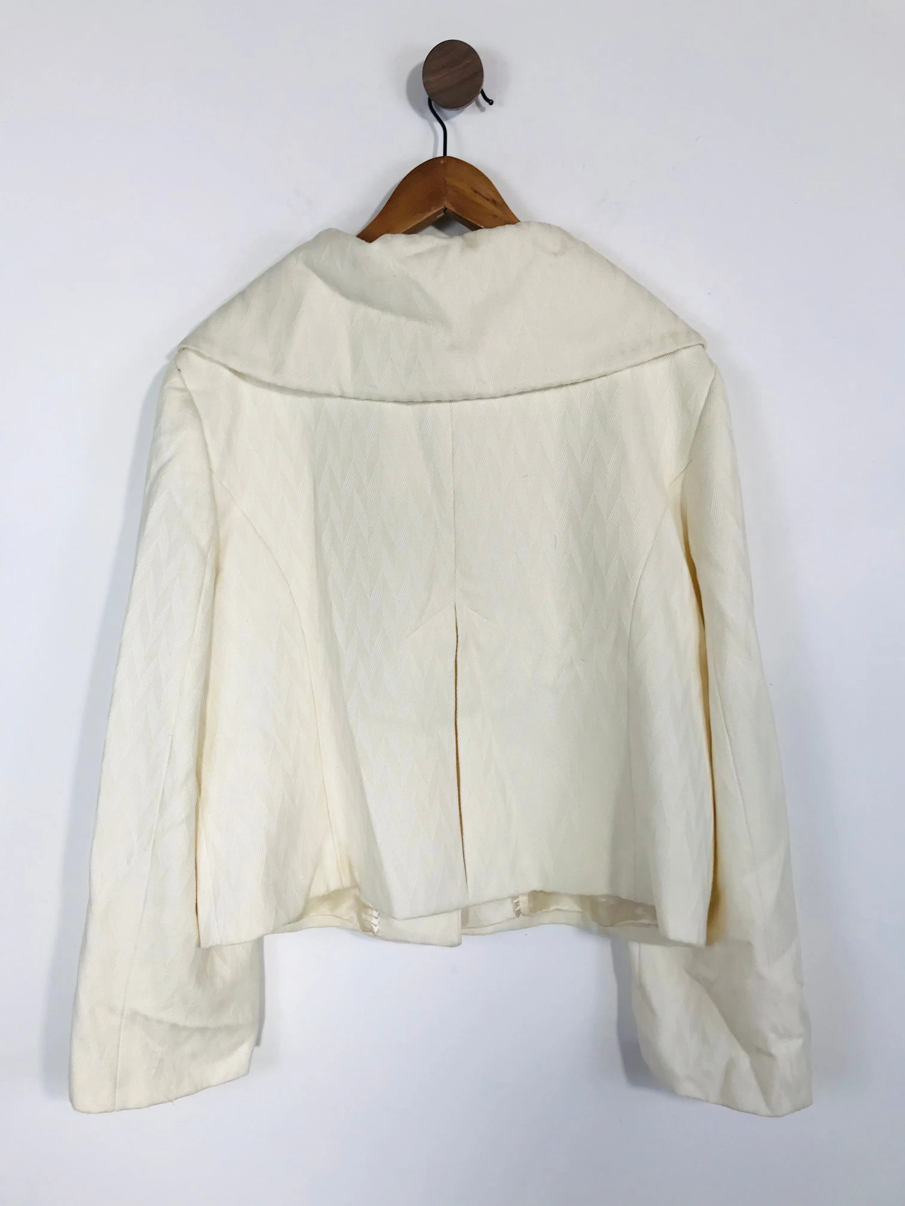 Coast Women's Oversized Collar Twill Peacoat Coat | UK12 | Beige
