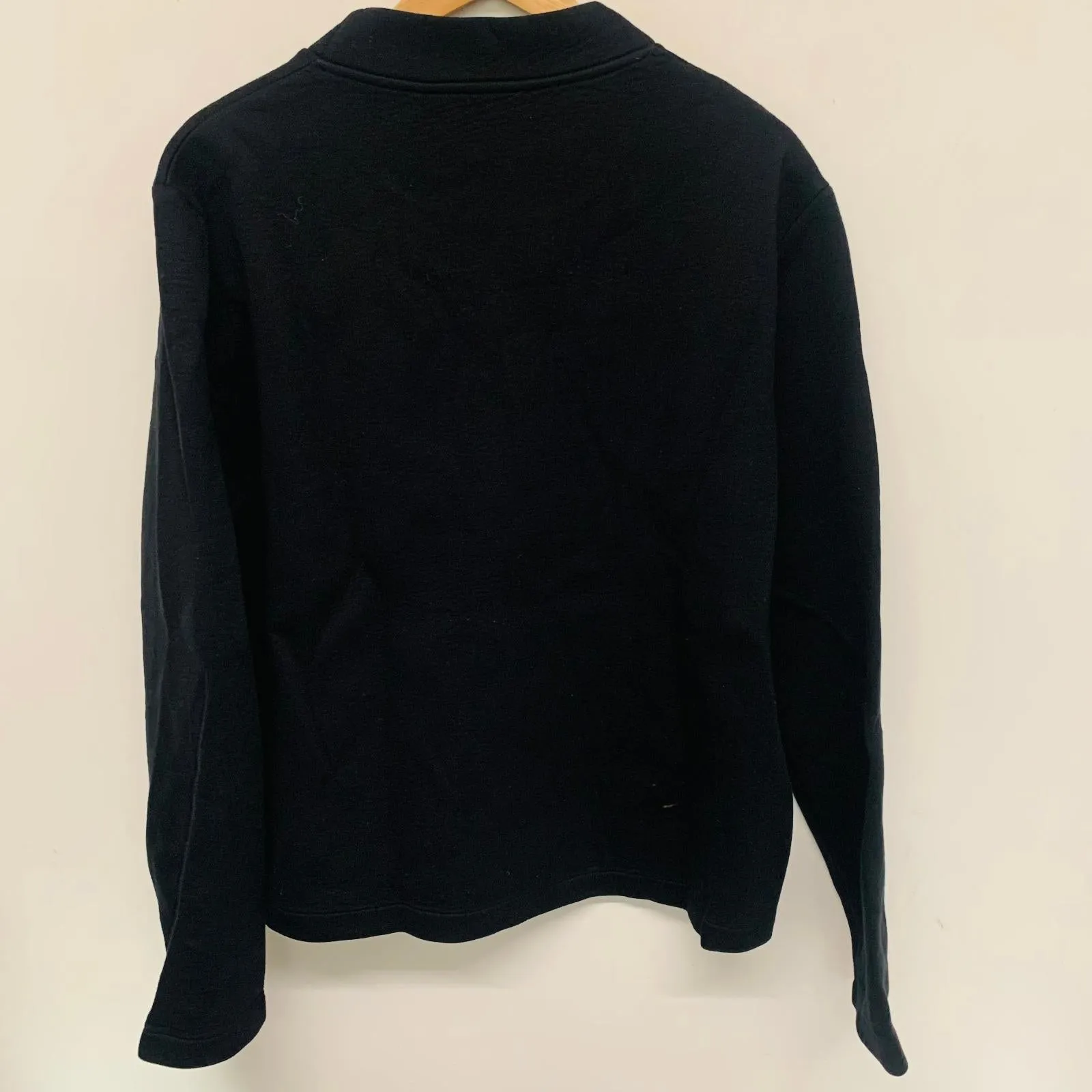 COS Navy Blue Men's Long Sleeve Sponge High Neck Pullover Sweater Jumper Size L