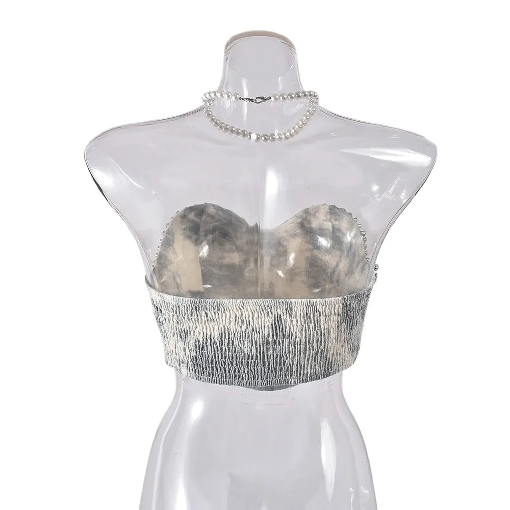 Driving To Long Beach Crop Top