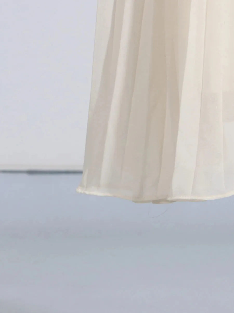 Elegant Diamond-Embellished Pleated Feather Loose Formal Dress