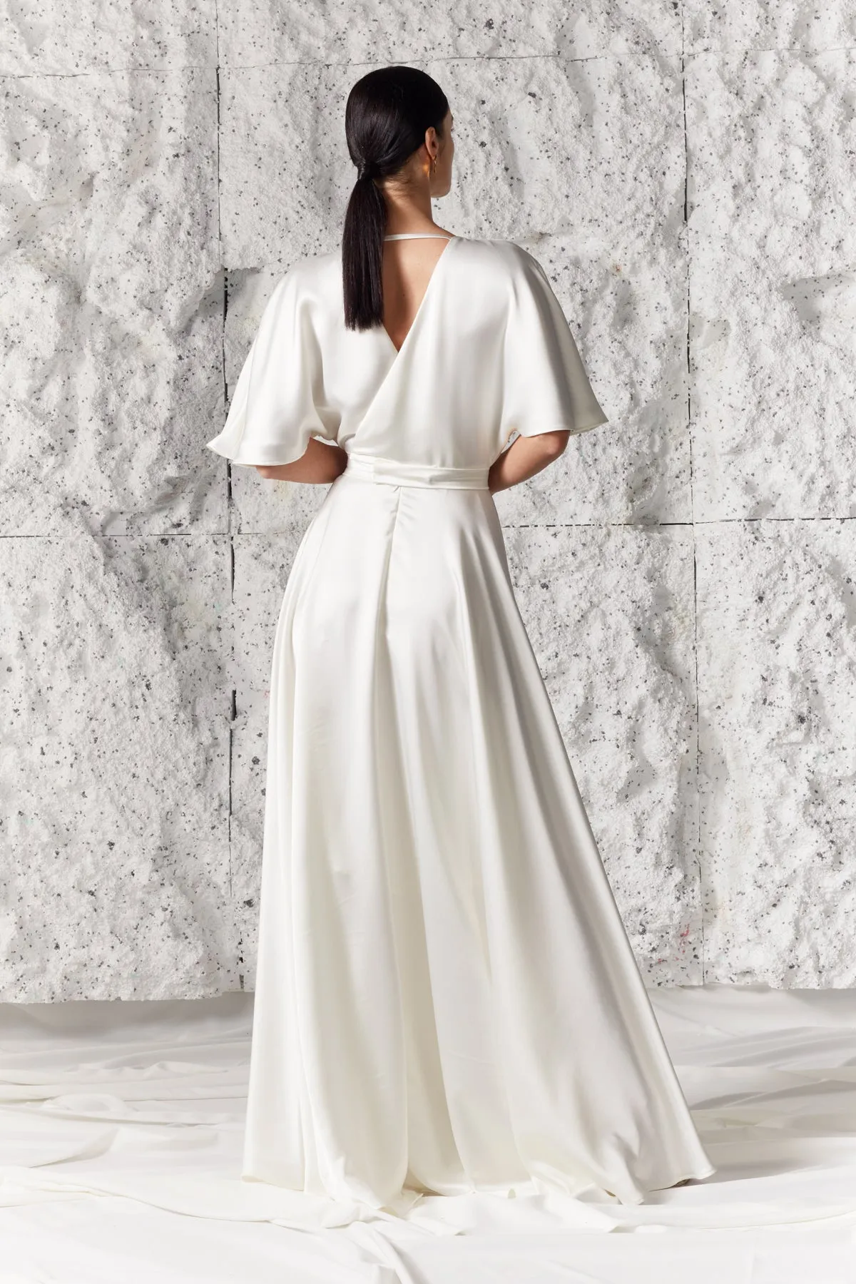 ELISE off white maxi wedding dress