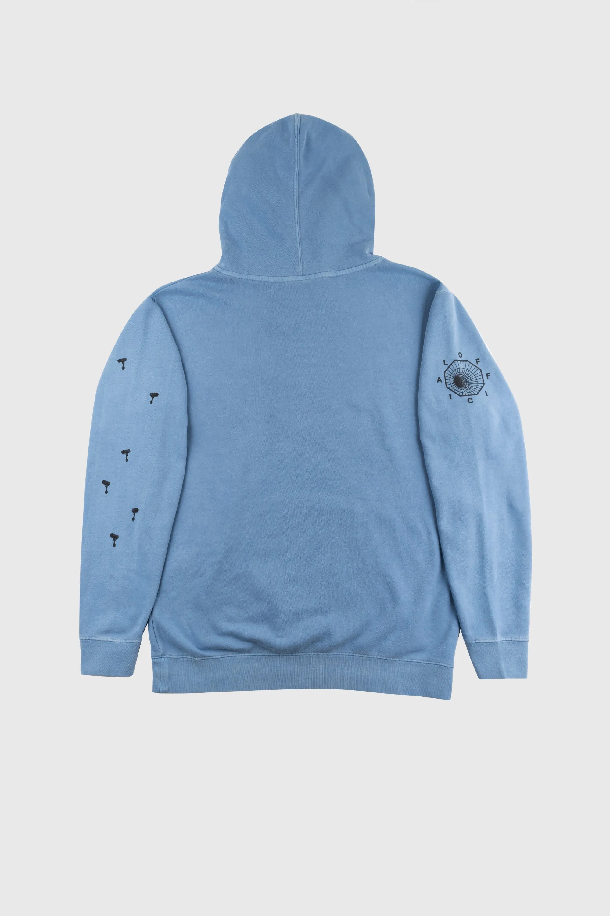 Facial Recognition Hooded Sweatshirt (Slate Blue)