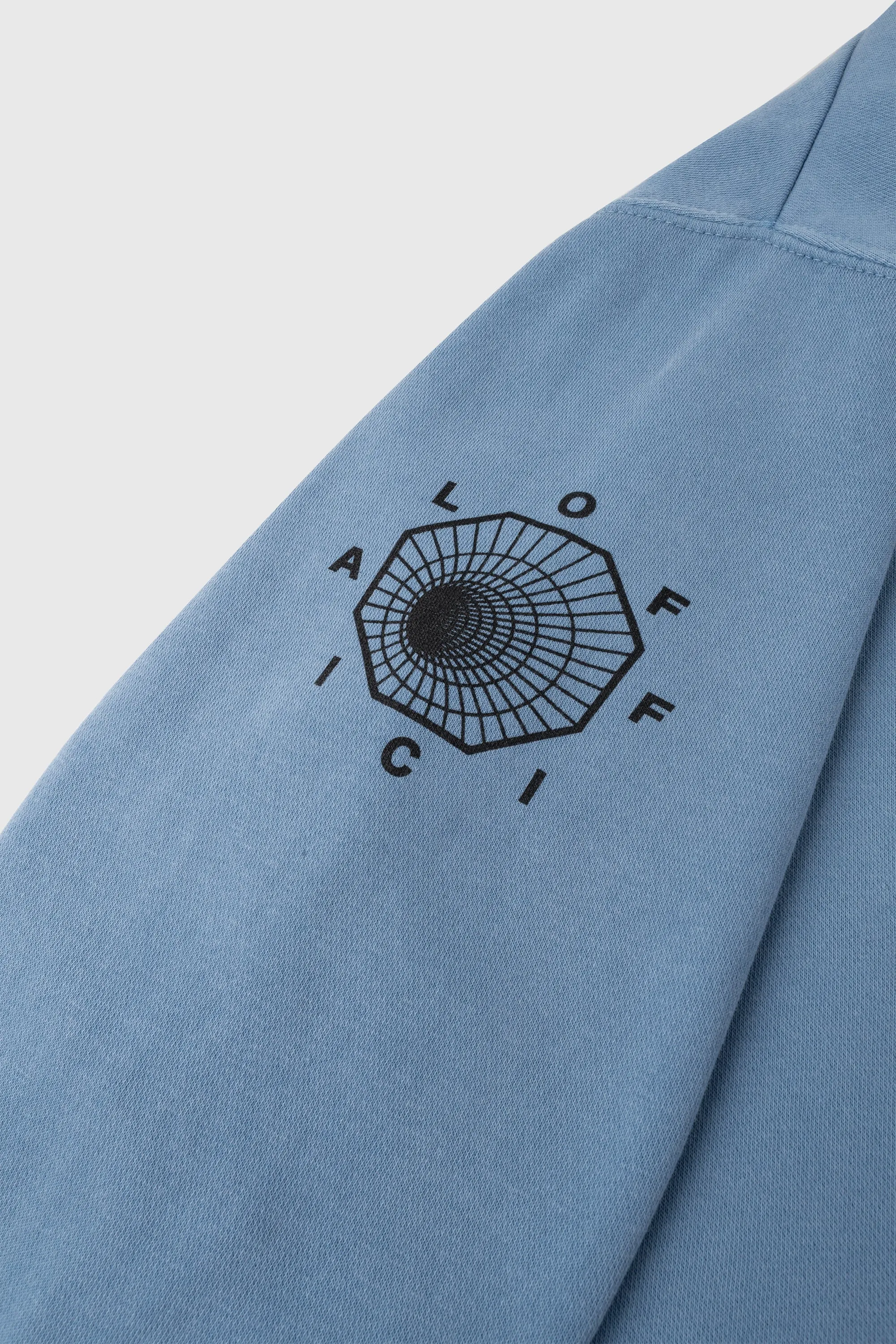 Facial Recognition Hooded Sweatshirt (Slate Blue)