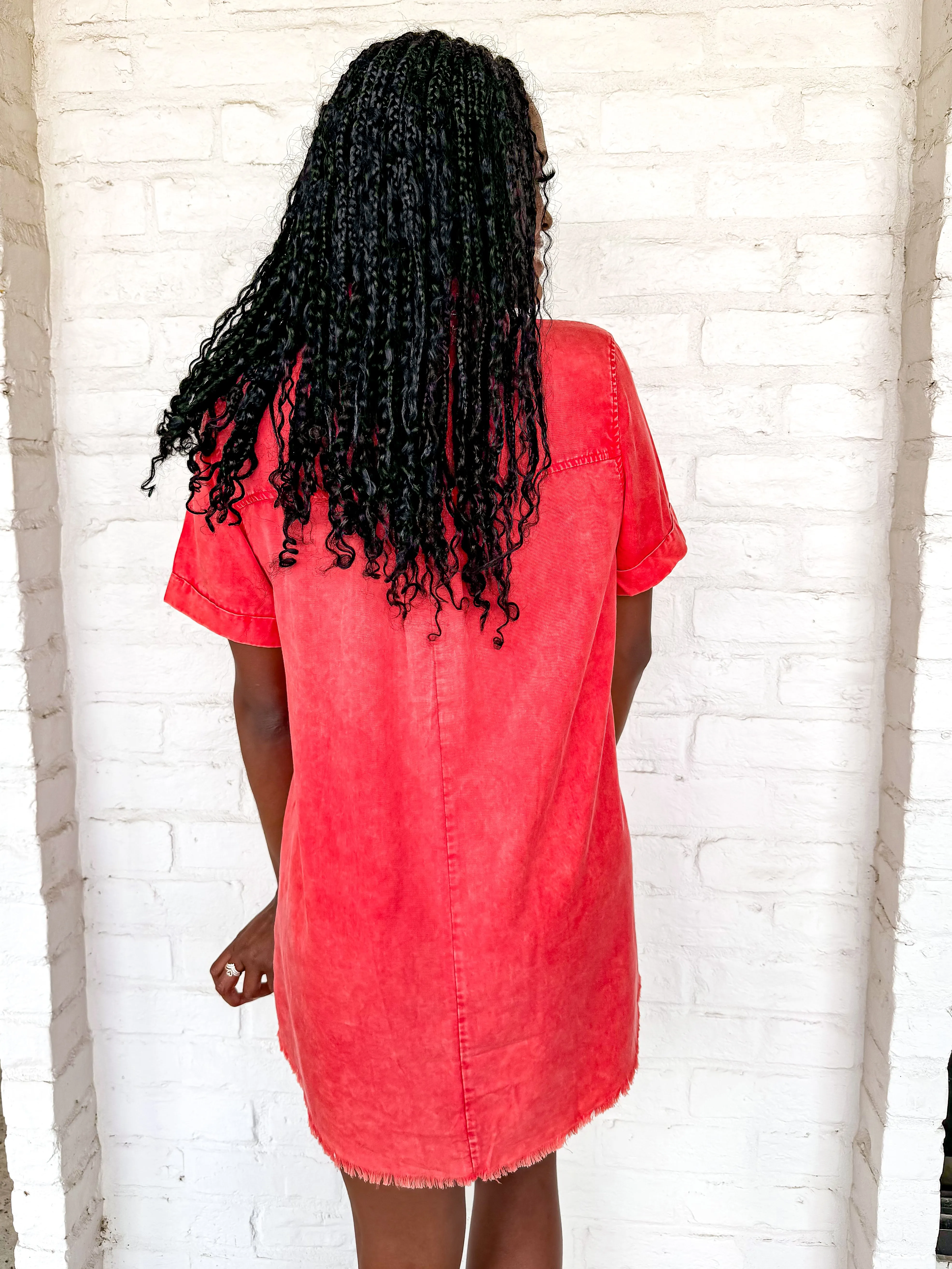 Forever On My Mind Dress Red