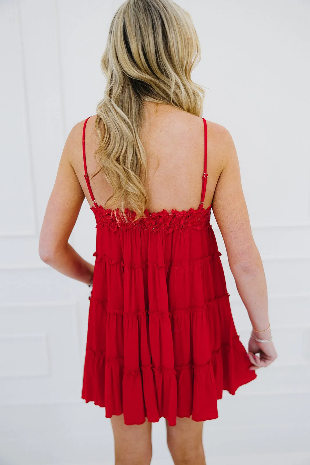Francesca Mini Dress - Red