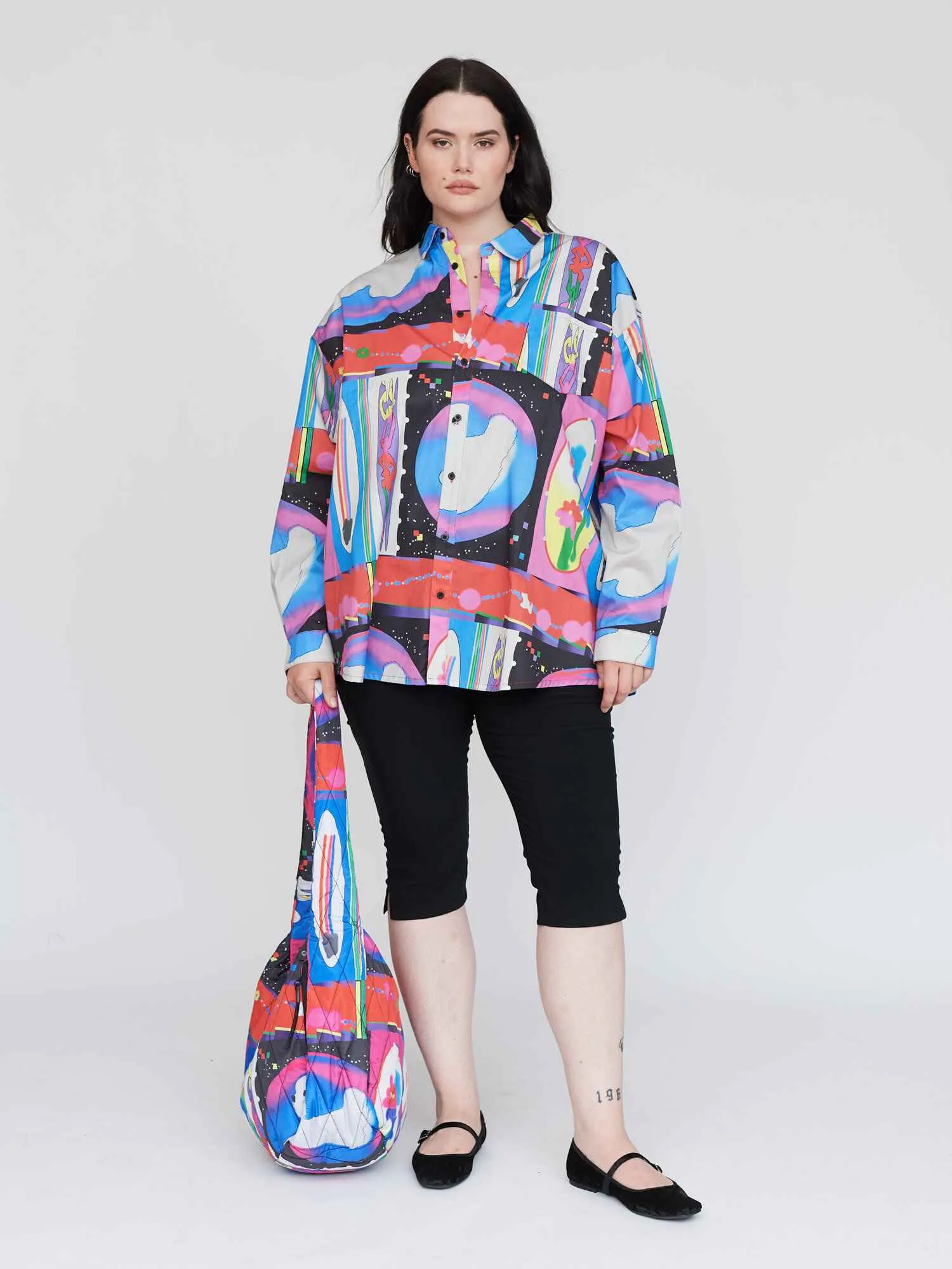 Glitched Long Sleeve Shirt