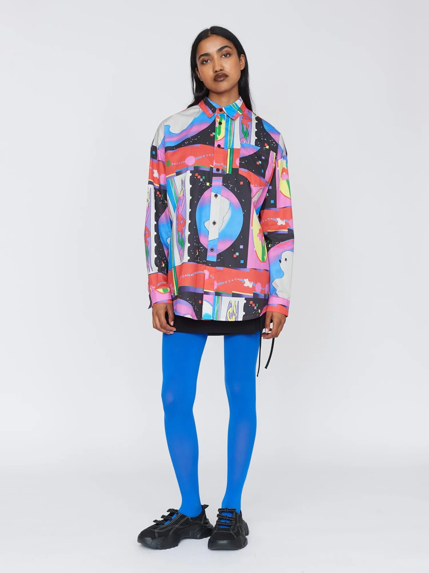 Glitched Long Sleeve Shirt