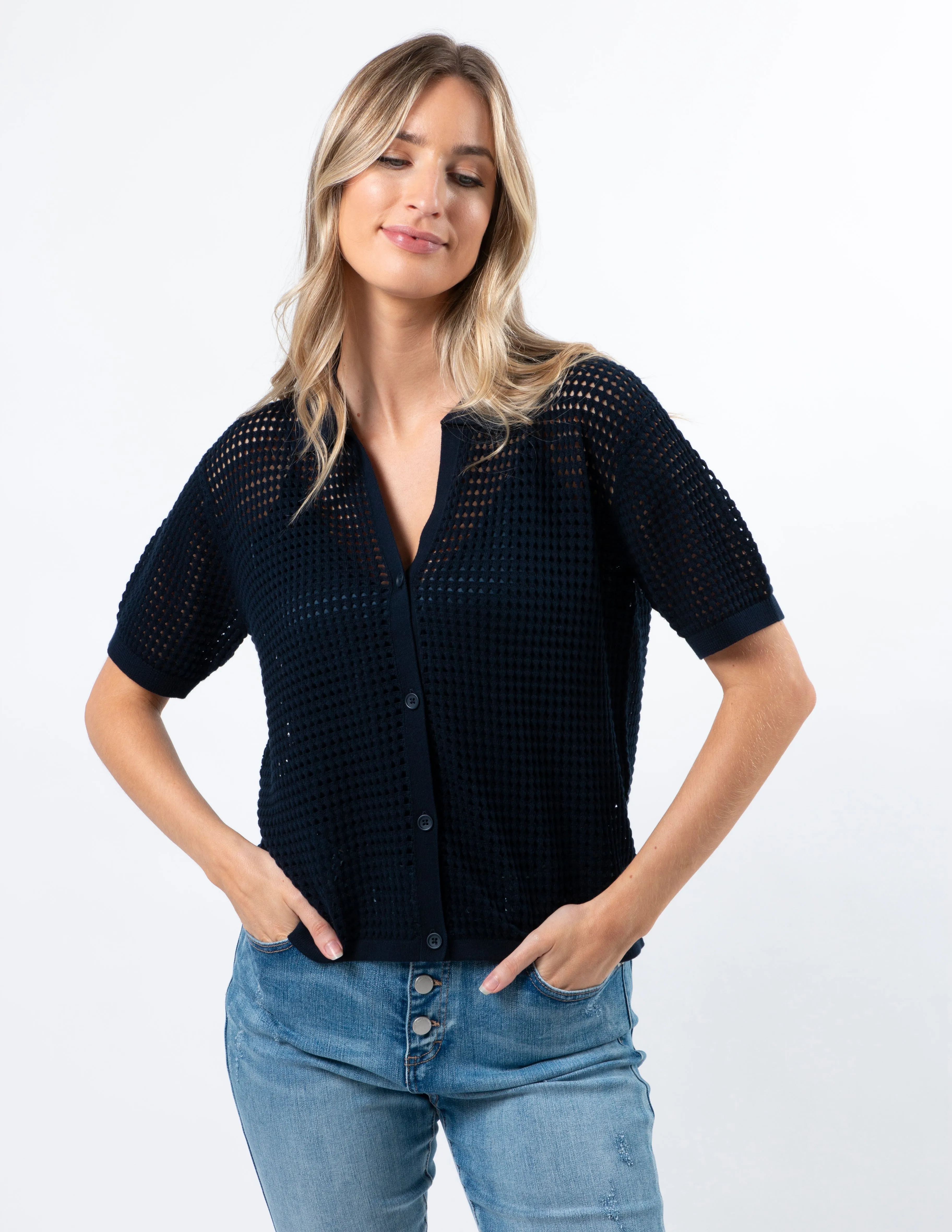 Holly Top - Navy