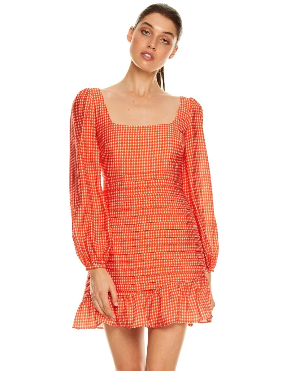HONEY HUE L/S MINI DRESS
