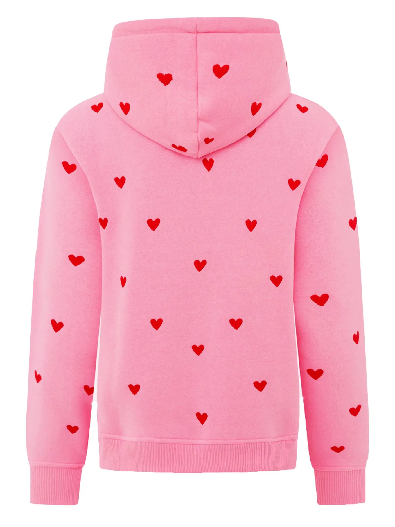 Hoodie Herzen pink