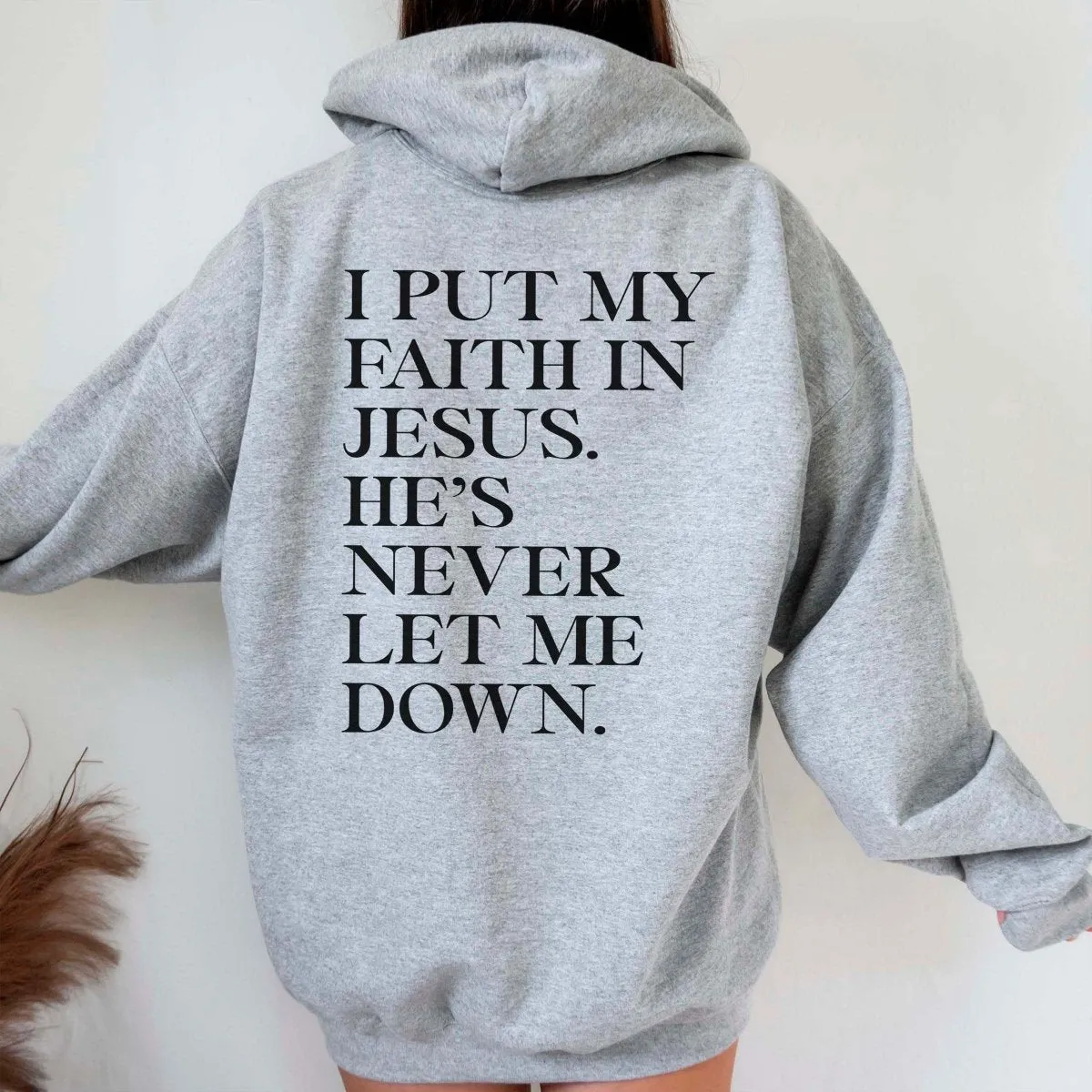 I Put My Faith In Jesus Wholesale Hoodie