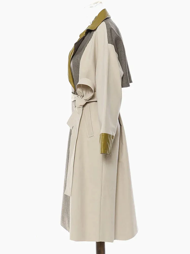 Jazz Up Trench  Irregular Design Coat