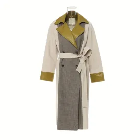 Jazz Up Trench  Irregular Design Coat