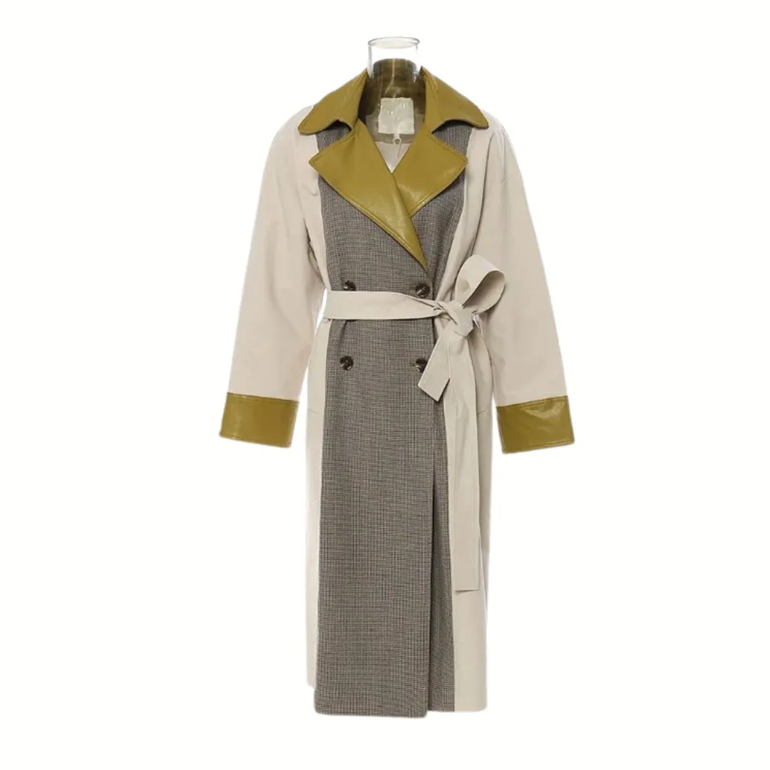 Jazz Up Trench  Irregular Design Coat