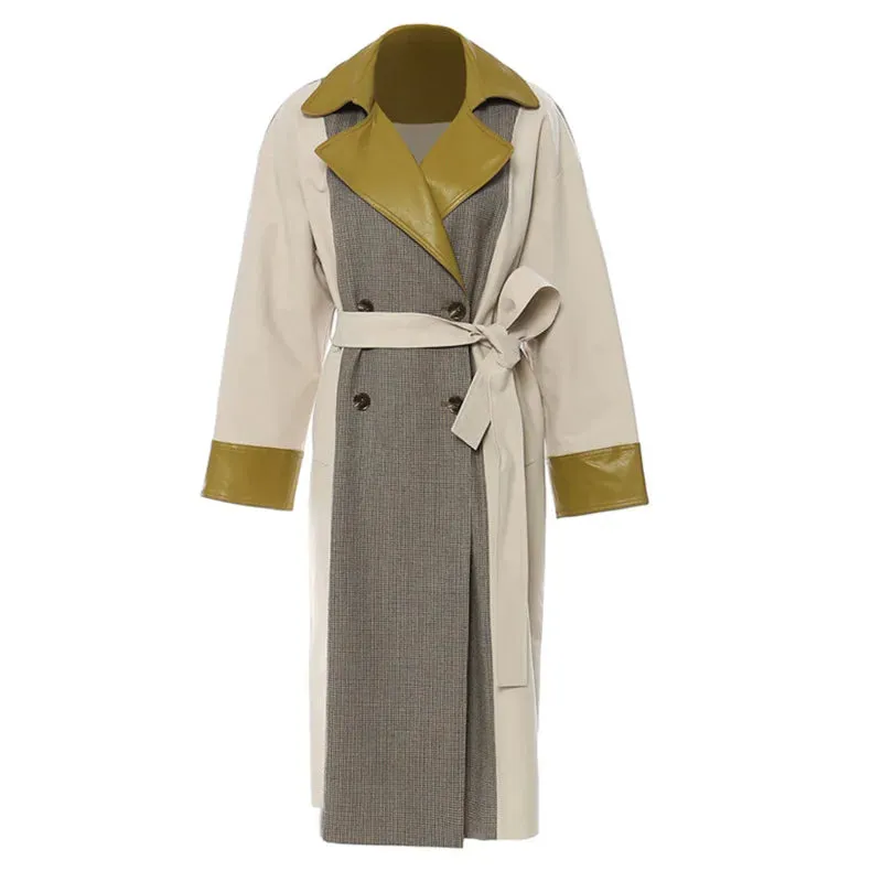 Jazz Up Trench  Irregular Design Coat