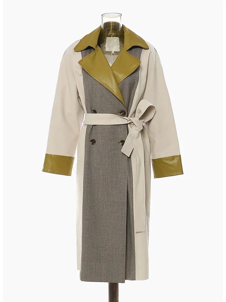 Jazz Up Trench  Irregular Design Coat