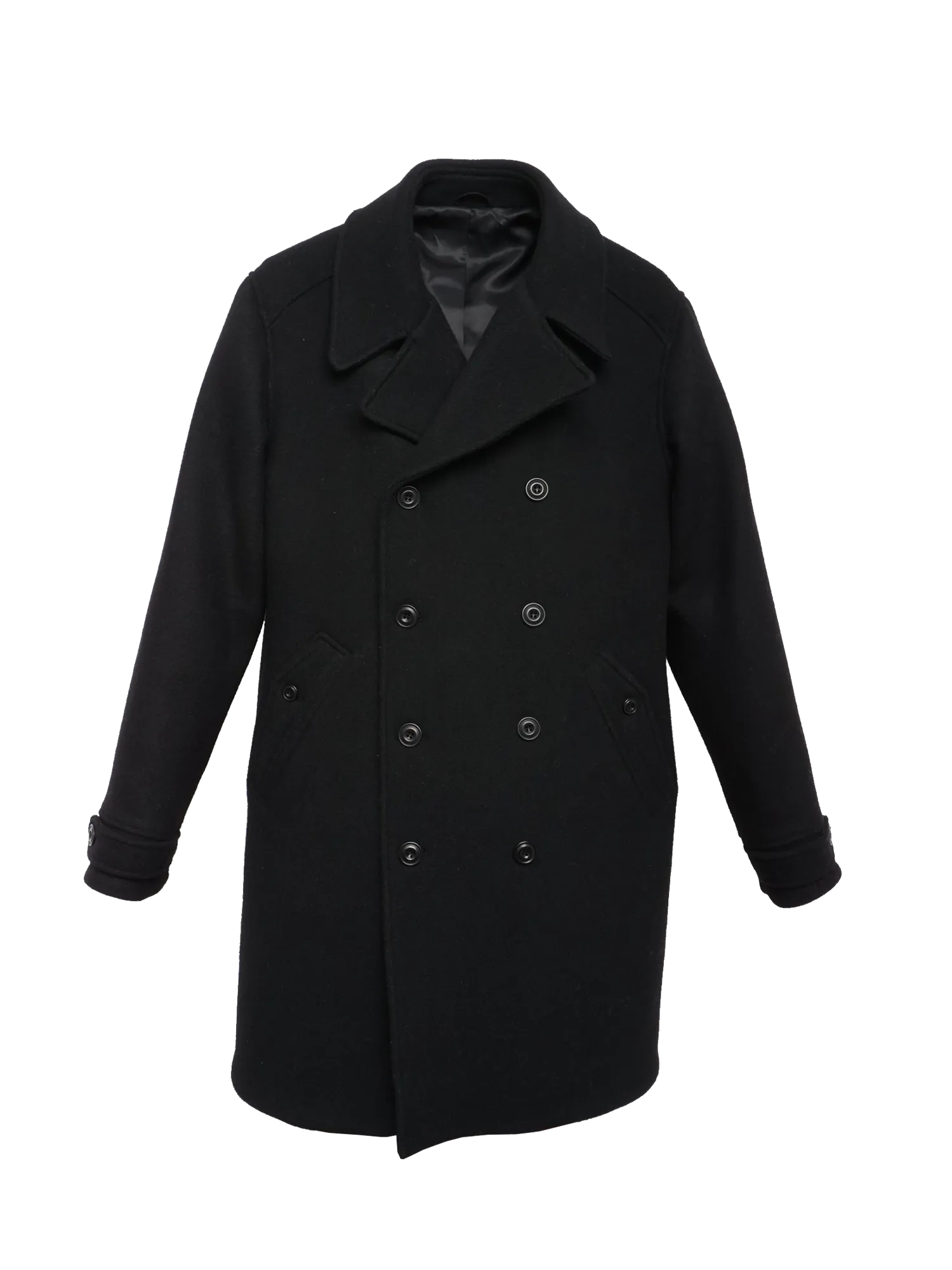K5504 AJAX Mens heavy wool coat