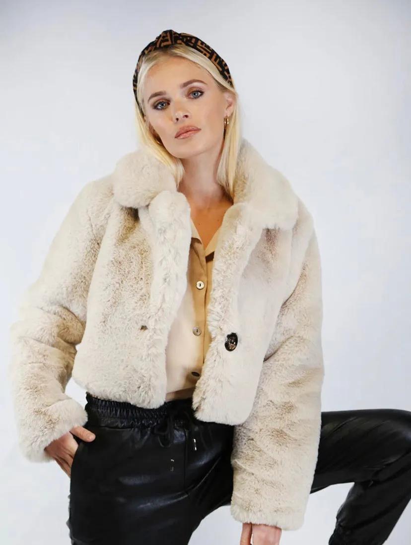 Keep Cosy Coat in Cream
