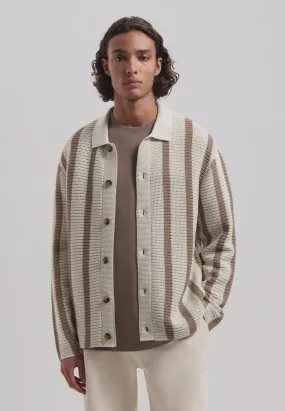 Krew Knitted Vest in Timber Wolf