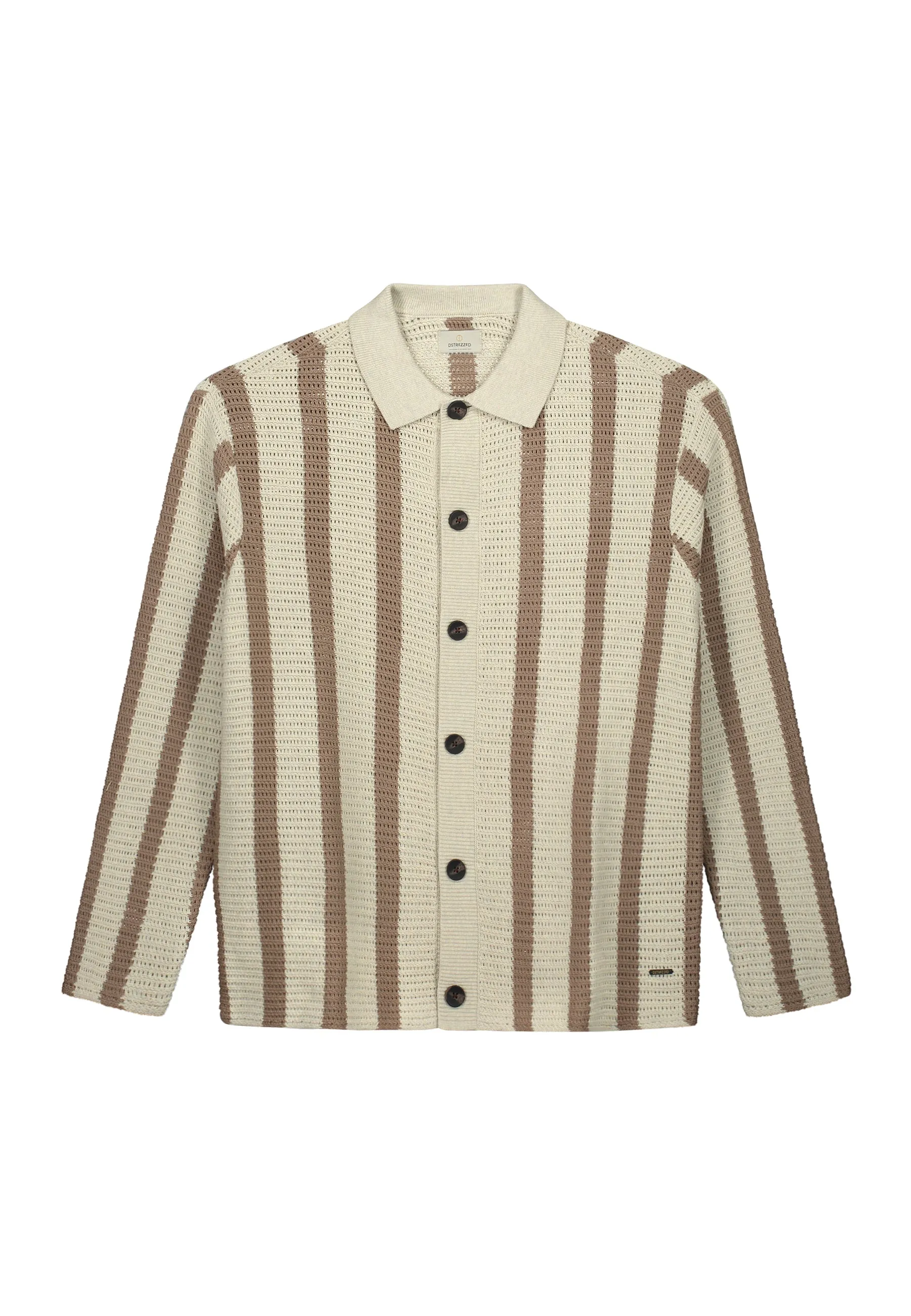 Krew Knitted Vest in Timber Wolf