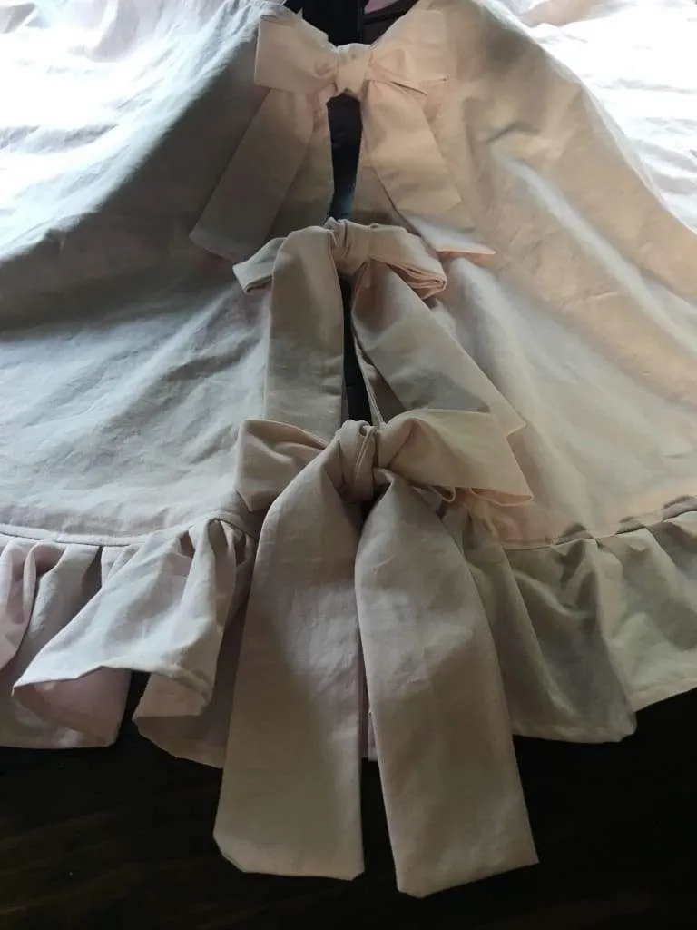Light Pink Ruffle Christmas Tree Skirt