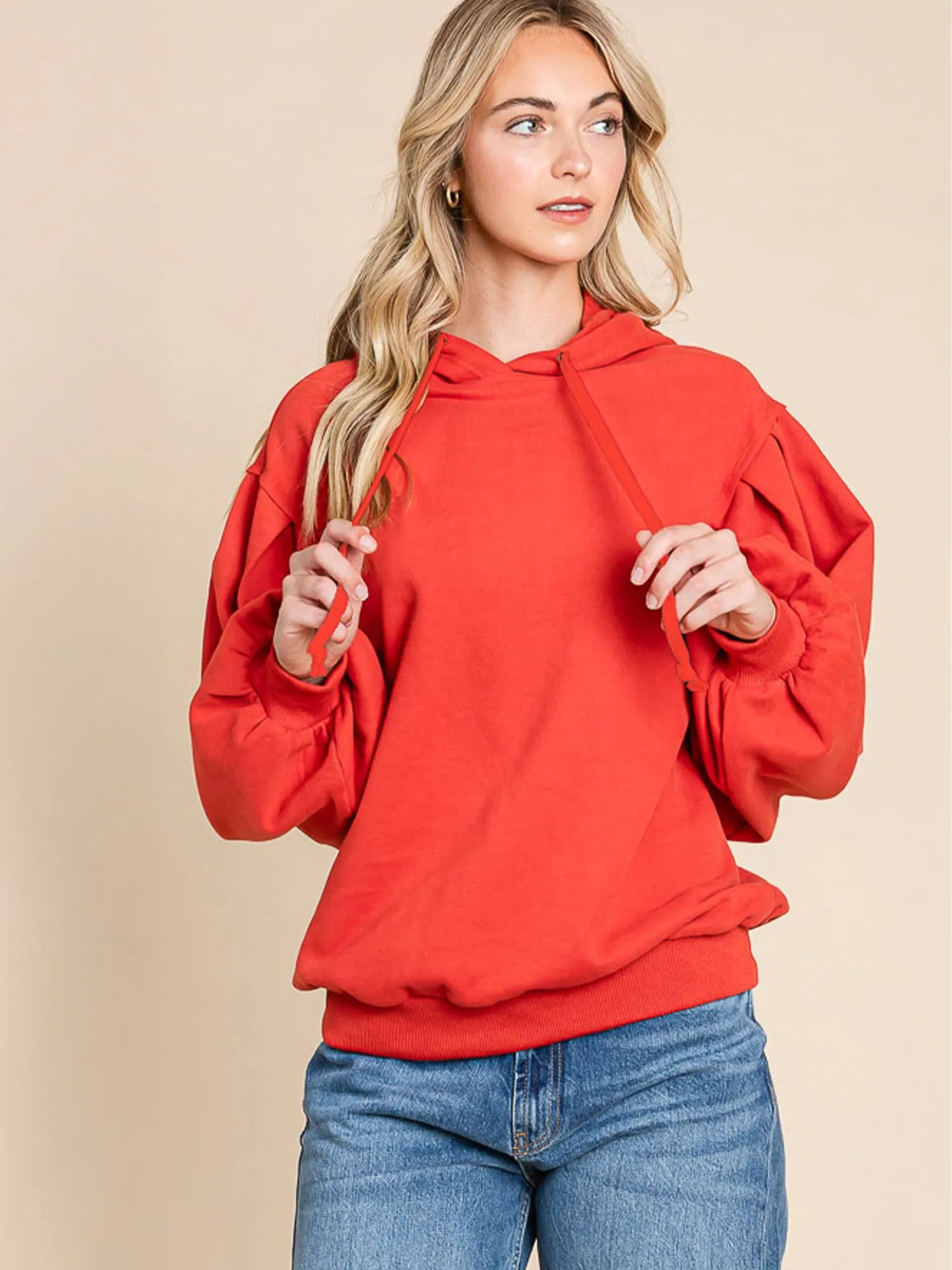 Long Sleeve Poet Sleeve Hoodie