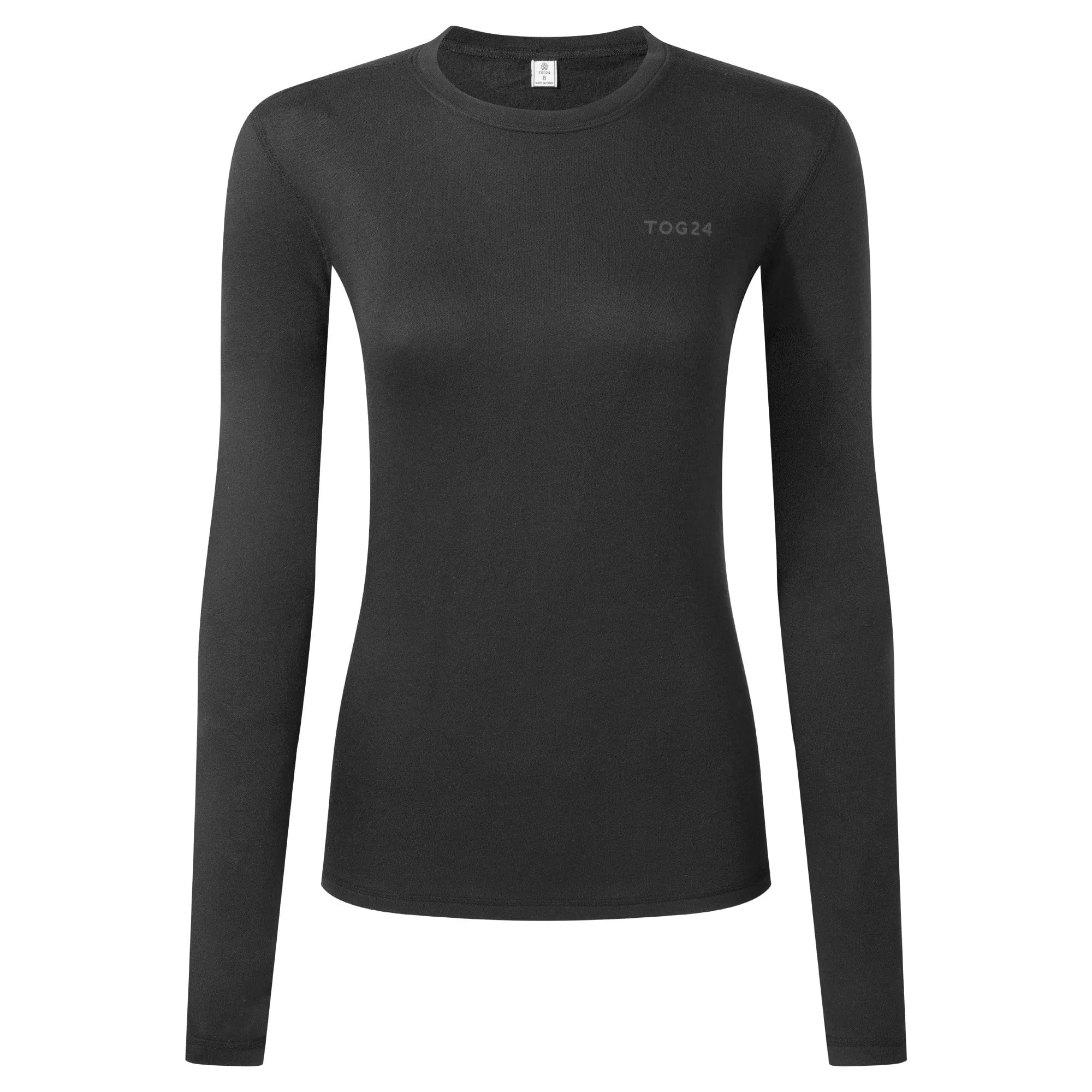 Meru Womens Cashmere Touch Base Layer Set - Black