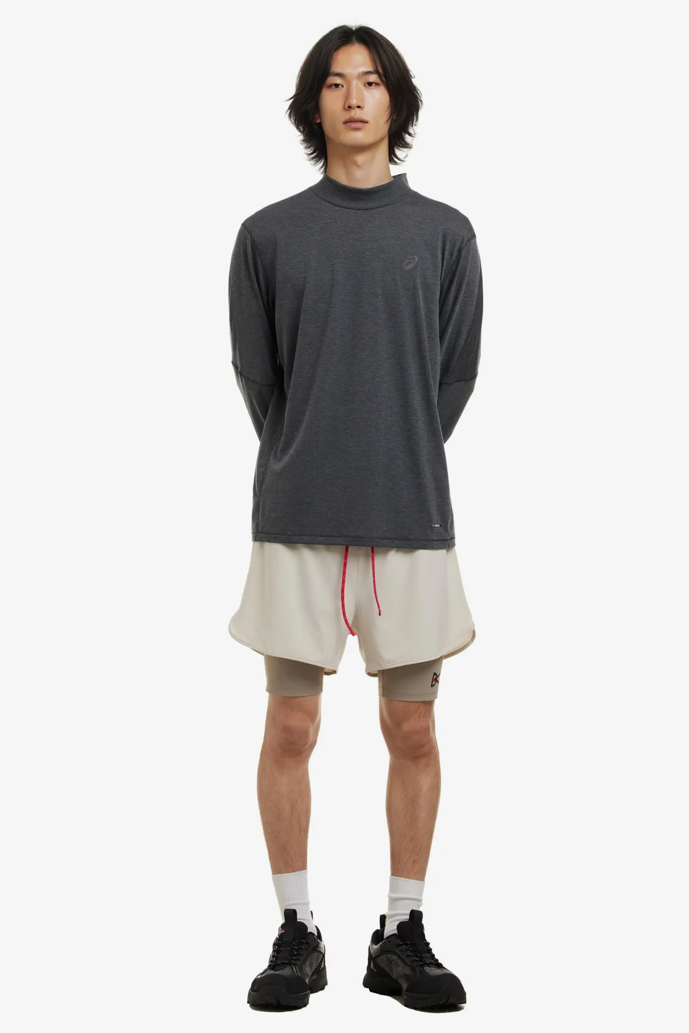 METARUN MOCK NECK LS TOP