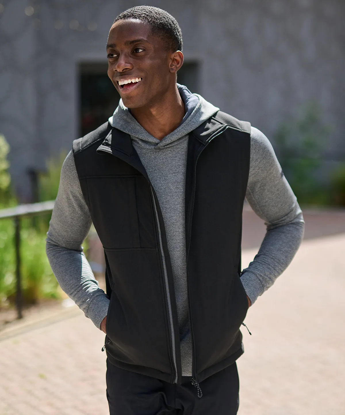 Navy/Seal Grey - Octagon 3-layer bodywarmer
