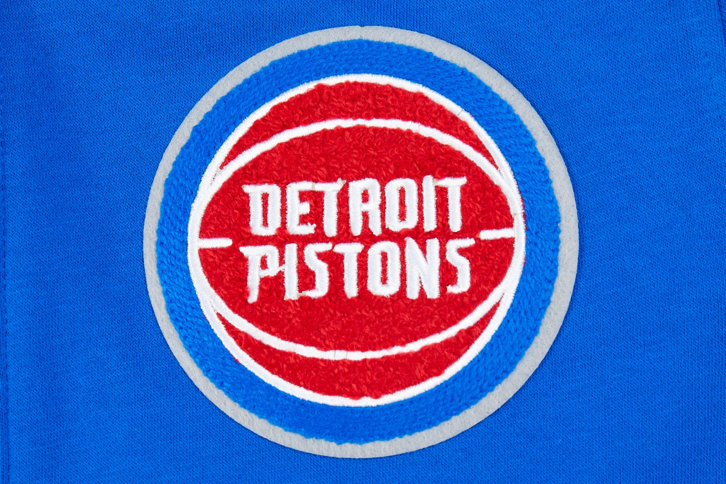 NBA DETROIT PISTONS CLASSIC BIG BOYS FLC FZ PO HOODIE (ROYAL BLUE)